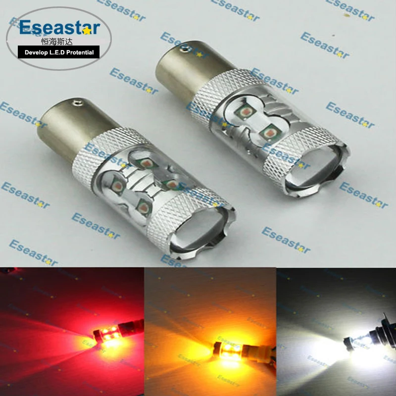 2pcs Eseastar 50W HIGH POWER LED,P21W PY21W P21/5W P27W P27/7W LED CAR,LED LIGHT,BA15S BAU15S BAY15D LED White
2pcs Eseastar 50W HIGH POWER LED,P21W PY21W P21/5W P27W P27/7W LED CAR,LED LIGHT,BA15S BAU15S BAY15D LED White