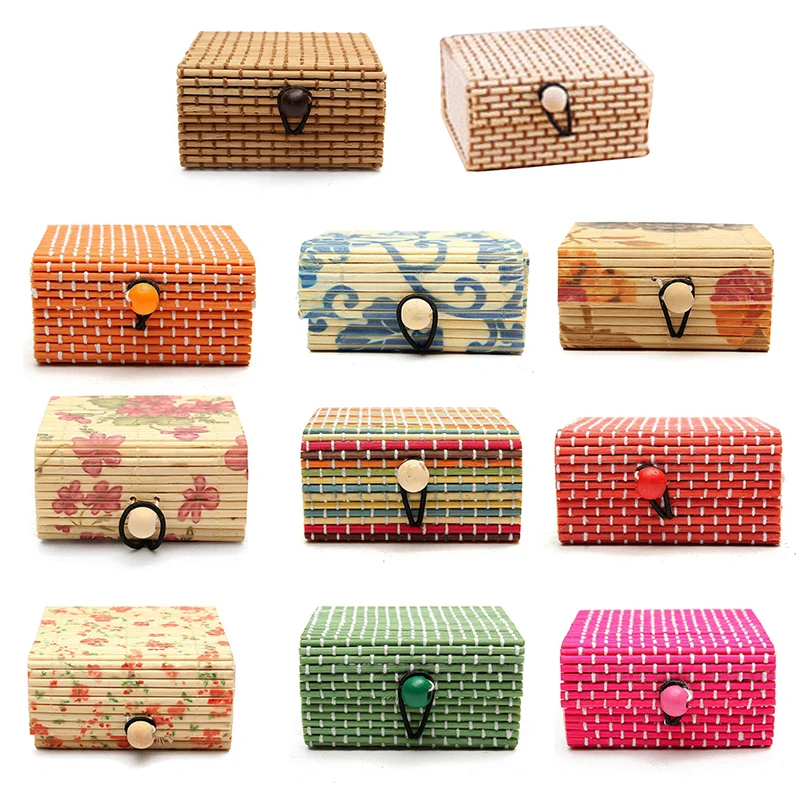 11 Colors Bamboo Wooden Jewelry Storage Boxes Ring Necklace Earrings Storage Boxes High Quality 1PCS
11 Colors Bamboo Wooden Jewelry Storage Boxes Ring Necklace Earrings Storage Boxes High Quality 1PCS