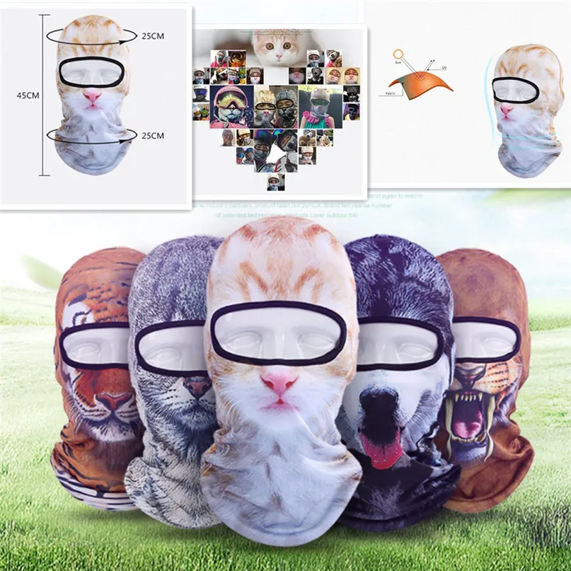 3D Animal Cycling Snowboard Scarf Collar Neck Warmer Face Mask Bandana Bike Mask Ski Balaclava Headband halloween face mask #2a
3D Animal Cycling Snowboard Scarf Collar Neck Warmer Face Mask Bandana Bike Mask Ski Balaclava Headband halloween face mask #2a