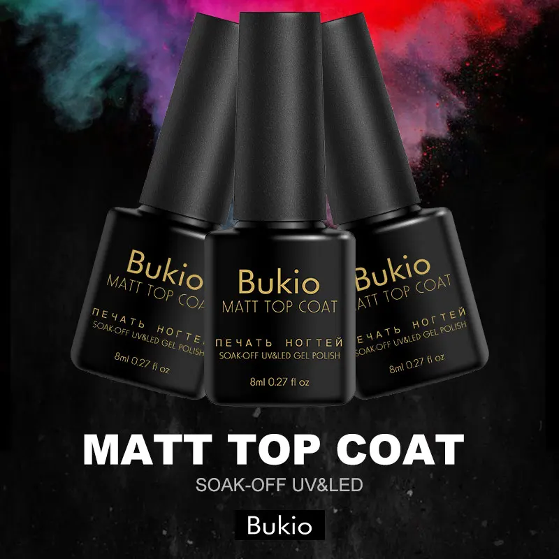 Bukio Sliders for Nails Uv Gel Nail Accessories Lamp for Gel Varnish Matte Top Coat 8ml Prosthetic Nail Materials Hybrid Lacquer
Bukio Sliders for Nails Uv Gel Nail Accessories Lamp for Gel Varnish Matte Top Coat 8ml Prosthetic Nail Materials Hybrid Lacquer