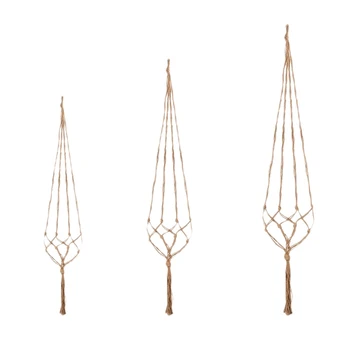 New Macrame Plant Hanger Set Hanging Planter Handmade Jute Rope For Indoor Outdoor Flower Pots (Pot Not Included),4 Legs 6 Pcs
New Macrame Plant Hanger Set Hanging Planter Handmade Jute Rope For Indoor Outdoor Flower Pots (Pot Not Included),4 Legs 6 Pcs
