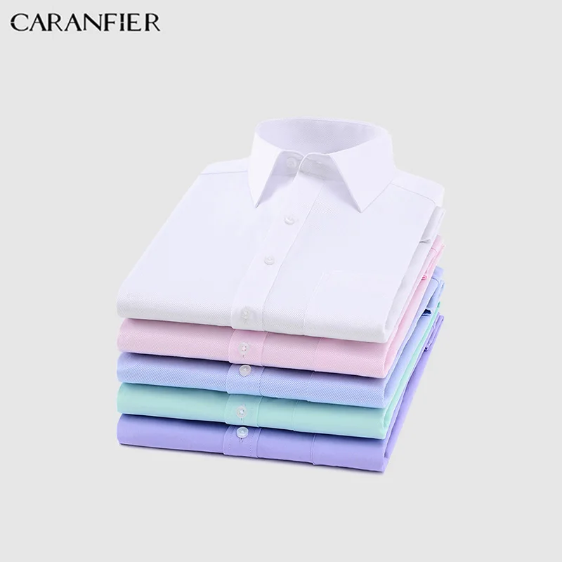 CARANFIER Mens Long Sleeve Work Shirts Brand Soft Square Collar Regular Striped Twill Men Dress Shirts White 7 Colors Male Tops
CARANFIER Mens Long Sleeve Work Shirts Brand Soft Square Collar Regular Striped Twill Men Dress Shirts White 7 Colors Male Tops