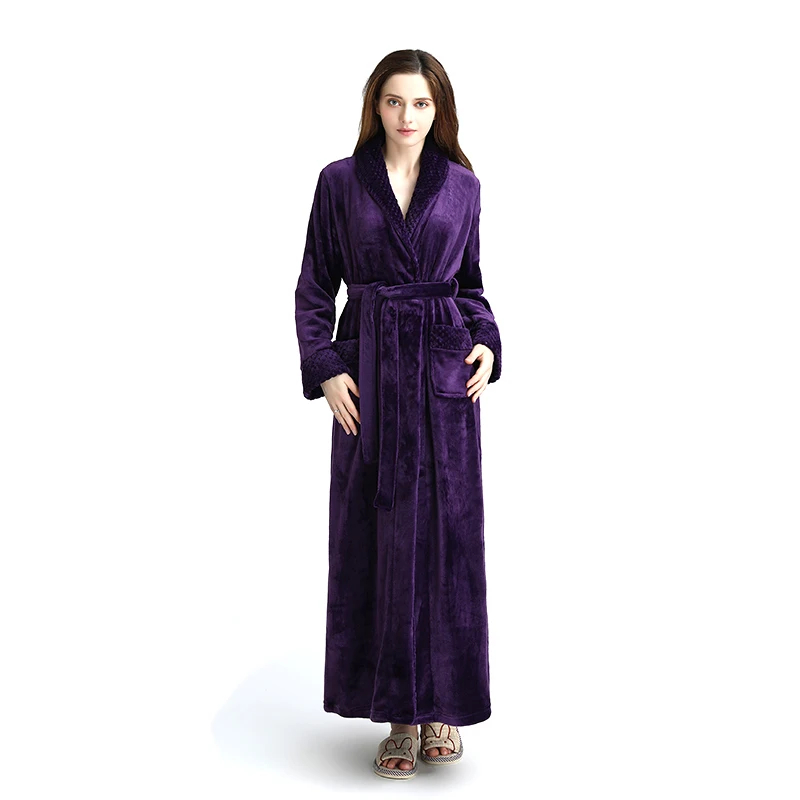 Long Bath Robe for Womens Plush Soft Fleece Bathrobes Nightgown Ladies Pajamas Sleepwear Housecoat
Long Bath Robe for Womens Plush Soft Fleece Bathrobes Nightgown Ladies Pajamas Sleepwear Housecoat