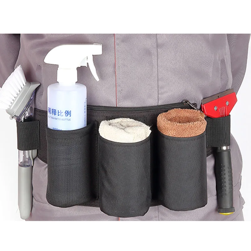 Customized Cleaner Waiter Cleaning Tool Bag Man Woman Tool Waist Belt Tool Holder for Hotel Restaurant KTV Dining
Customized Cleaner Waiter Cleaning Tool Bag Man Woman Tool Waist Belt Tool Holder for Hotel Restaurant KTV Dining