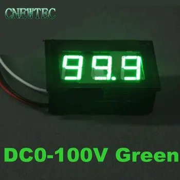 3 Wire Green LED digital display Voltage Panel Meter Voltmeter With Reverse Polarity Protection range DC0-100V 00029995
3 Wire Green LED digital display Voltage Panel Meter Voltmeter With Reverse Polarity Protection range DC0-100V 00029995