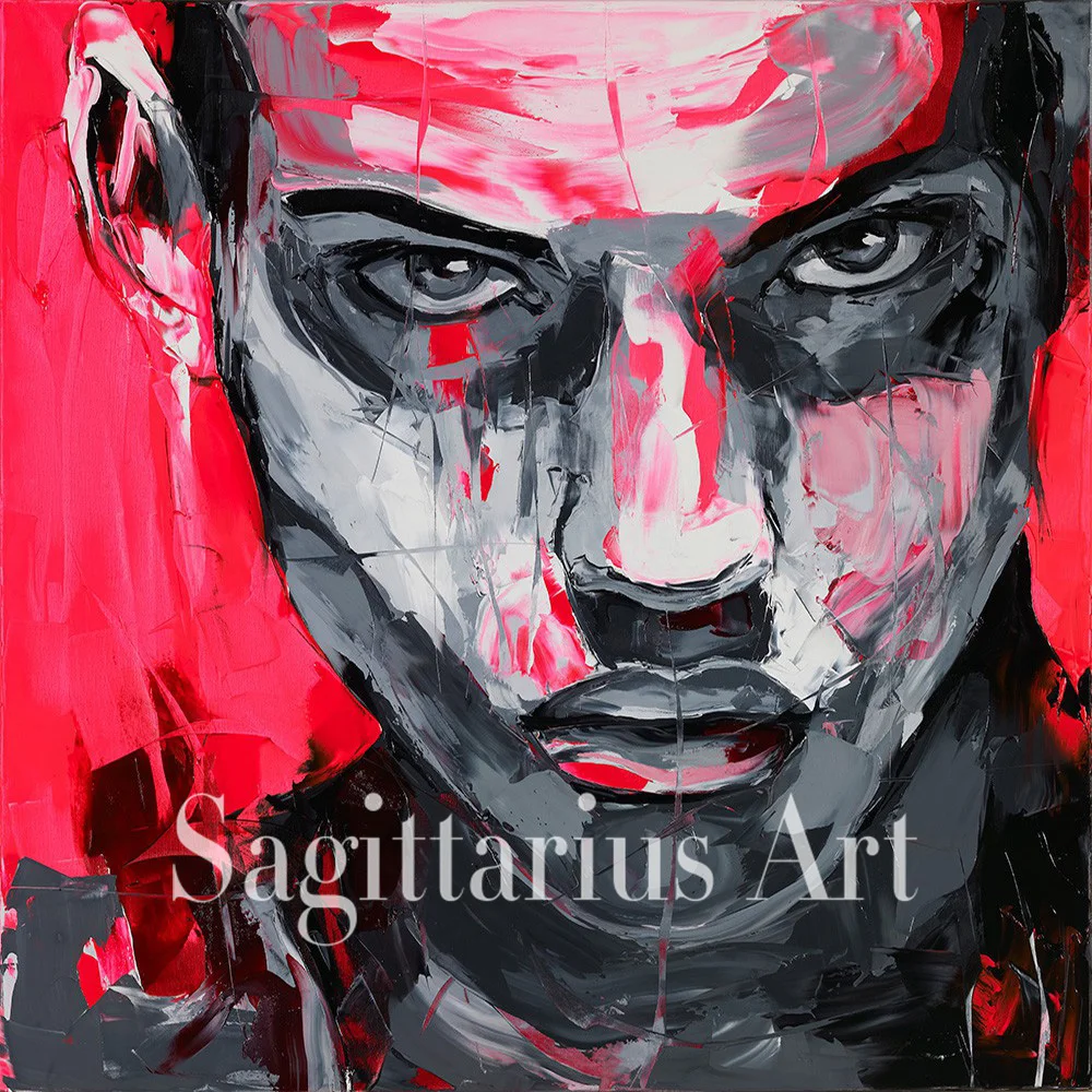 Hand Painted Palette knife portrait Cool Face Untitled 514 Francoise Nielly Designer Oil painting canvas Wall Art Living Room
Hand Painted Palette knife portrait Cool Face Untitled 514 Francoise Nielly Designer Oil painting canvas Wall Art Living Room