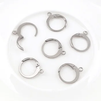 20PC Round Stainless Steel Fashion French Lever Round Hook With Holes Back Stopper Hook Earrings For DIY Earring Findings
20PC Round Stainless Steel Fashion French Lever Round Hook With Holes Back Stopper Hook Earrings For DIY Earring Findings