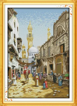 Joy Sunday Exotic classic street DMC threads Counted Chinese Cross Stitch Kits printed Cross-stitch set Embroidery Needlework
Joy Sunday Exotic classic street DMC threads Counted Chinese Cross Stitch Kits printed Cross-stitch set Embroidery Needlework