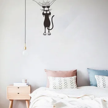 Cartoon cat climbing Wall edge Wall Sticker home decoration for kids rooms Mural Art Decals animals door stickers wallpaper
Cartoon cat climbing Wall edge Wall Sticker home decoration for kids rooms Mural Art Decals animals door stickers wallpaper