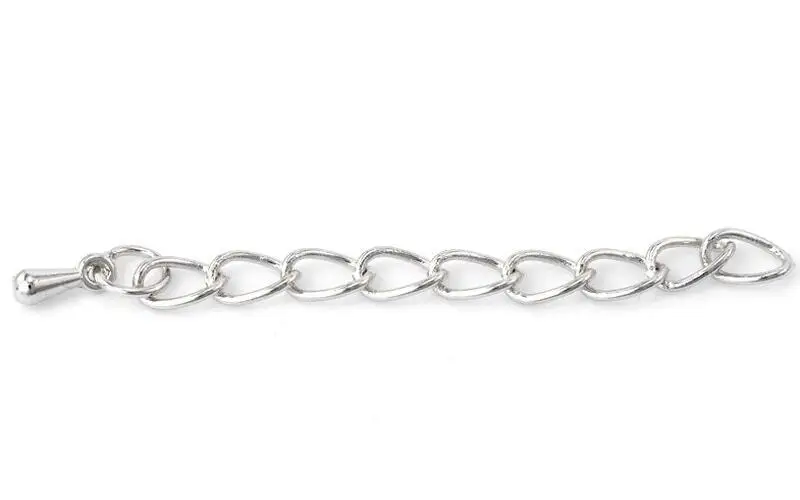 50pcs/lot Hot sale Silver Tone Extended Extension Jewelry Chains /Tail Extender 50MM*3MM
50pcs/lot Hot sale Silver Tone Extended Extension Jewelry Chains /Tail Extender 50MM*3MM