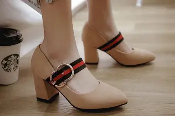 Ladies Chaussure Femme Women Wedding Shoes Woman Pumps High Heels Sapato Feminino Chunky Zapatos Mujer Nice Spring P161662
Ladies Chaussure Femme Women Wedding Shoes Woman Pumps High Heels Sapato Feminino Chunky Zapatos Mujer Nice Spring P161662