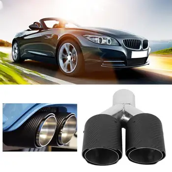 Double Outlet Exhaust Tip Pipe Muffler Car Modified Tail Throat Universal Carbon Fiber
Double Outlet Exhaust Tip Pipe Muffler Car Modified Tail Throat Universal Carbon Fiber
