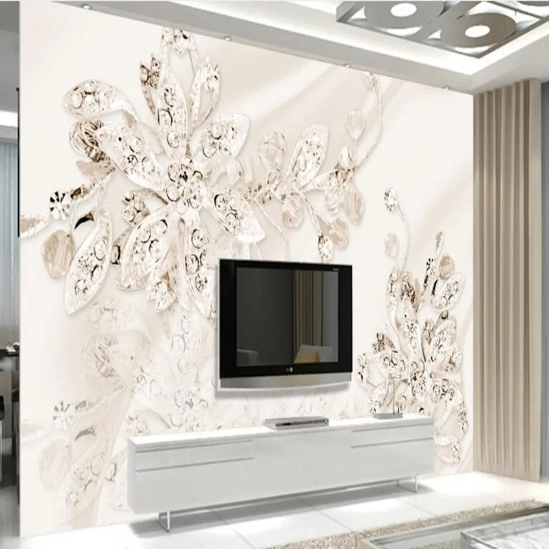beibehang Custom large fresco 3D stereo European luxury jewelry flowers silk TV background wall non-woven fabric wallpaper
beibehang Custom large fresco 3D stereo European luxury jewelry flowers silk TV background wall non-woven fabric wallpaper