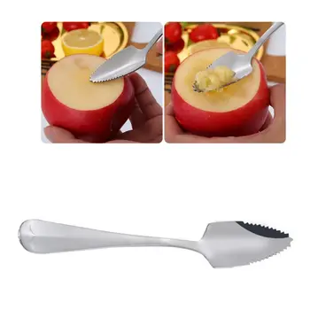 2pcs Stainless Steel utensils Spoon Serrated Sawtooth Edge Long Handle Multi-functional Baby Food Prepare Tool
2pcs Stainless Steel utensils Spoon Serrated Sawtooth Edge Long Handle Multi-functional Baby Food Prepare Tool