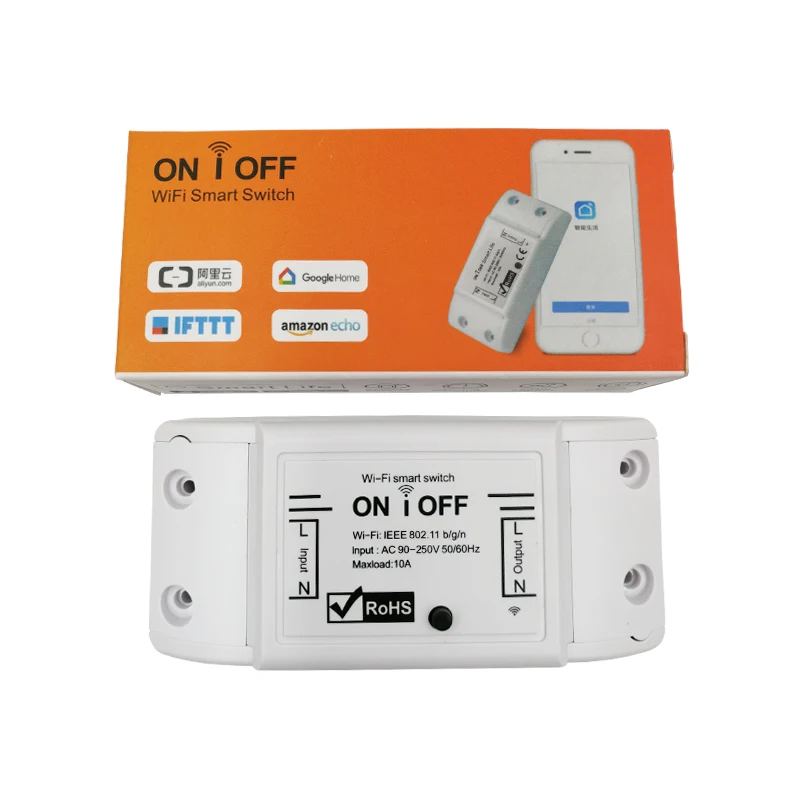 Smart Life Wifi Switch Intelligent WiFi Wireless Remote Control Wifi Switch Smart Home Automation Light Switch by Phone APP
Smart Life Wifi Switch Intelligent WiFi Wireless Remote Control Wifi Switch Smart Home Automation Light Switch by Phone APP