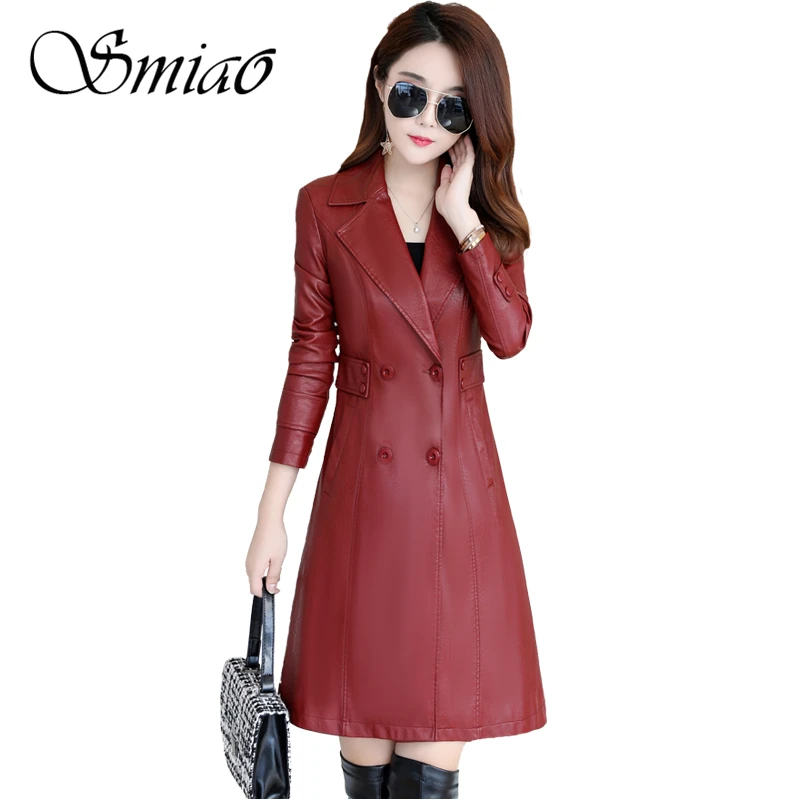 2019 New Fashion Women PU Leather Jackets High Quality Soft Faux Leather Coats Slim Long PU Leather Trench Coats Plus Size 5XL
2019 New Fashion Women PU Leather Jackets High Quality Soft Faux Leather Coats Slim Long PU Leather Trench Coats Plus Size 5XL