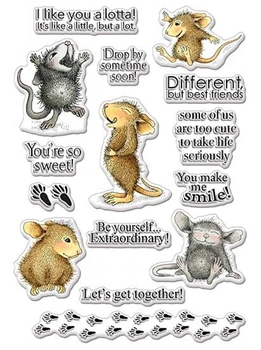 Cartoon mouse Clear Stamp for Scrapbooking Transparent Silicone Rubber DIY Photo Album Decor 8814
Cartoon mouse Clear Stamp for Scrapbooking Transparent Silicone Rubber DIY Photo Album Decor 8814