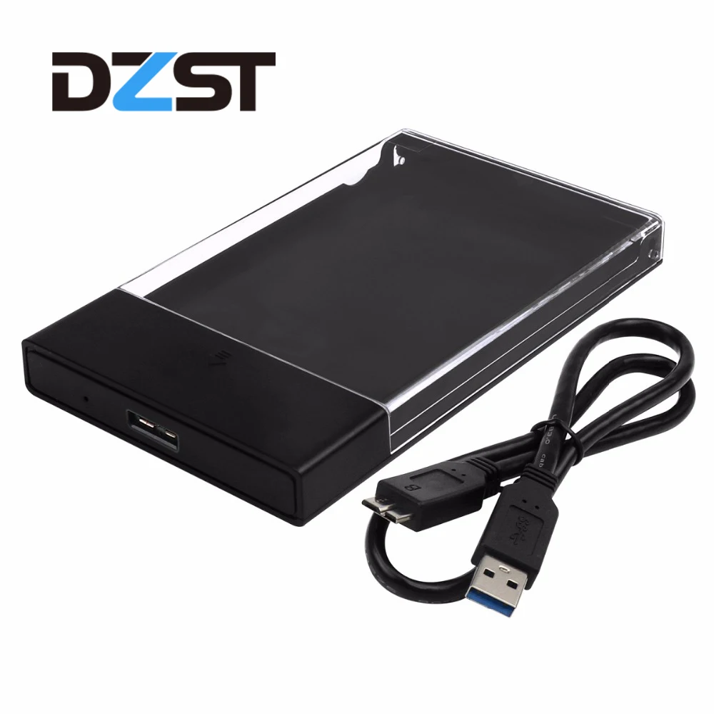 DZLST Micro B External Hard Drive Enclosure 2.5 Inch Transparent HDD Case 5 Gbps High-Speed USB3.0 To SATA 3.0 Case for SSD
DZLST Micro B External Hard Drive Enclosure 2.5 Inch Transparent HDD Case 5 Gbps High-Speed USB3.0 To SATA 3.0 Case for SSD