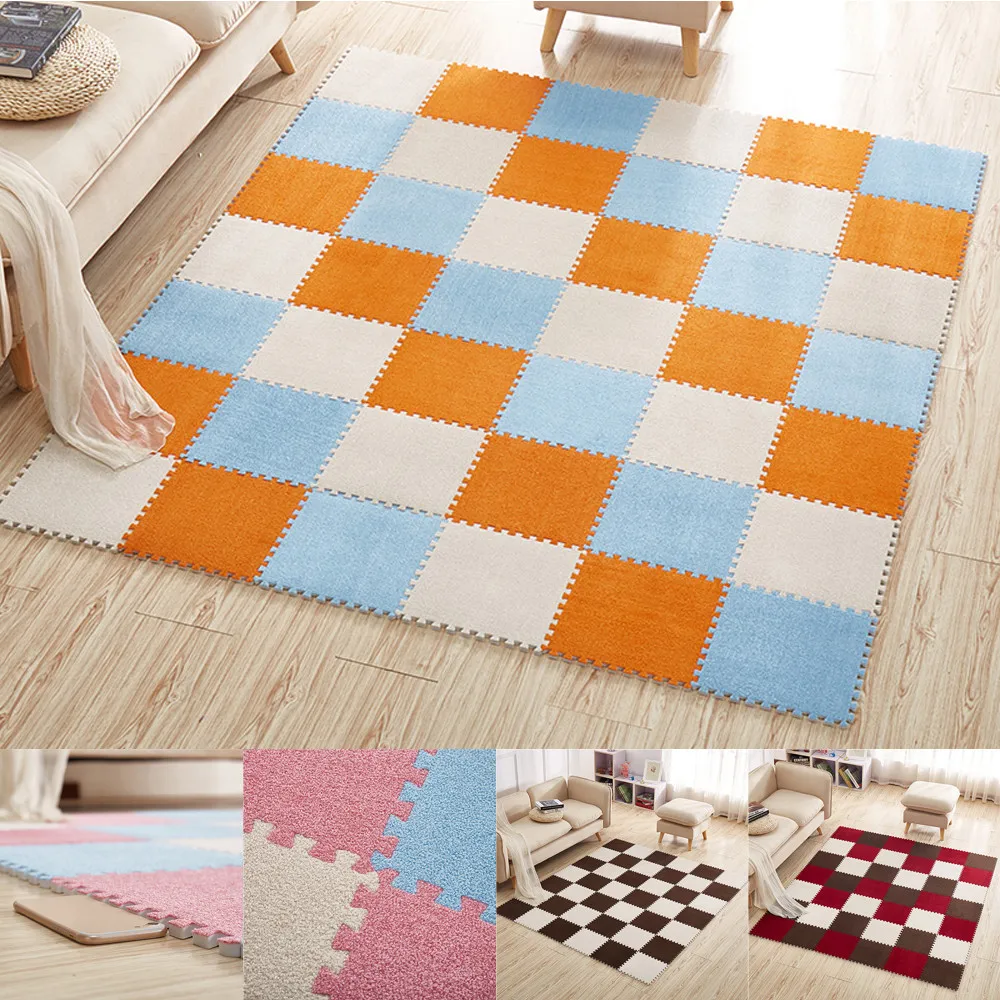 30*30 см детский коврик головоломка из пены EVA Ant Velvet Baby Eco Flower 8 цветов Новое