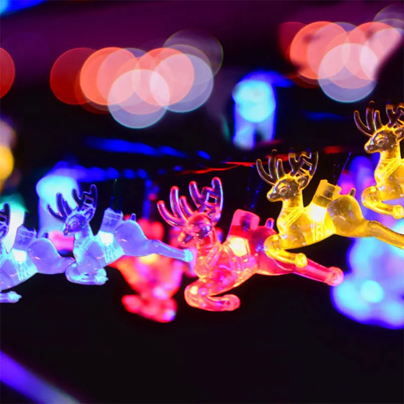 5M 20LED Sika Deer Solar powered String Light Christmas Fairy Waterproof Creative decoration Lamp For Outdoor Party Home Holiday
5M 20LED Sika Deer Solar powered String Light Christmas Fairy Waterproof Creative decoration Lamp For Outdoor Party Home Holiday