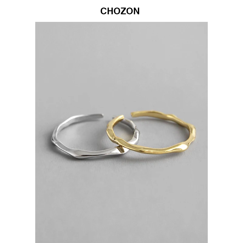 Korean S925 sterling silver ring minimalism winds irregular fine ring gold opening for women ring
Korean S925 sterling silver ring minimalism winds irregular fine ring gold opening for women ring
