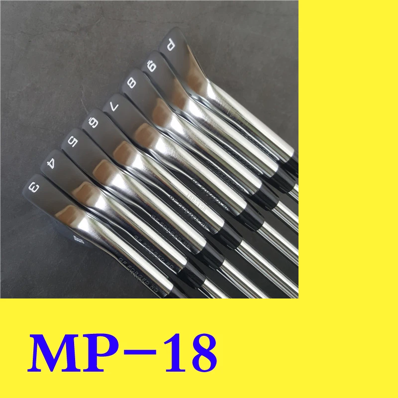 

MP18 Golf Irons Clubs 3-9.P 8pcs Black Steel Graphite shaft Driver Fairway woods Hybrid Wedge Rescue Putter MP-18 Set Dynamic