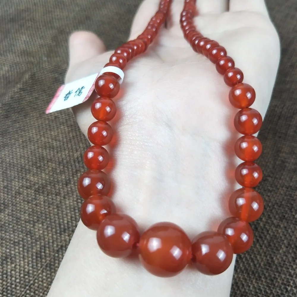 Natural JADESt Pendant Carved red 5-14mm bead tower bead necklace Ms. clavicle chain Send certificate
Natural JADESt Pendant Carved red 5-14mm bead tower bead necklace Ms. clavicle chain Send certificate