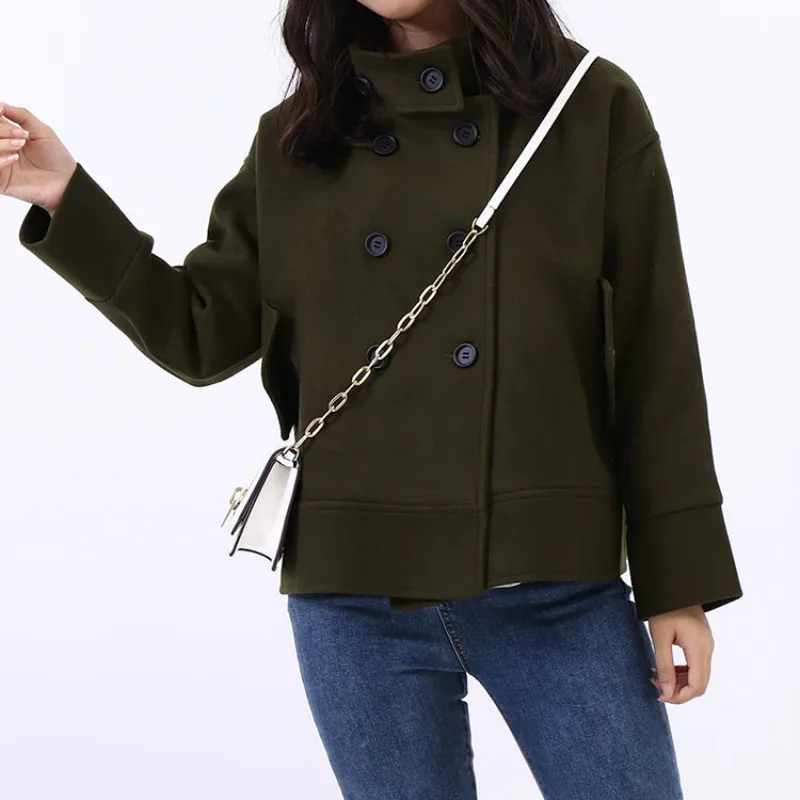New 2019 winter loose solid color cardigan single-breasted stylish all-in-one coat
New 2019 winter loose solid color cardigan single-breasted stylish all-in-one coat
