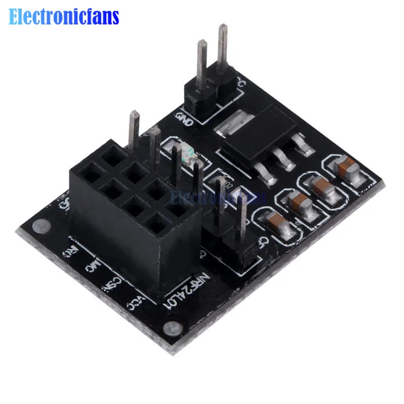 AMS1117 Socket Adapter Plate Board For 8Pin NRF24L01 Wireless Transceiver Module 51
AMS1117 Socket Adapter Plate Board For 8Pin NRF24L01 Wireless Transceiver Module 51