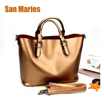 San Maries Luxury Design Women Genuine Leather Casual Tote Purse Fashion Shoulder Handbag Ladies Large Capacity Shopping Bag New
San Maries Luxury Design Women Genuine Leather Casual Tote Purse Fashion Shoulder Handbag Ladies Large Capacity Shopping Bag New