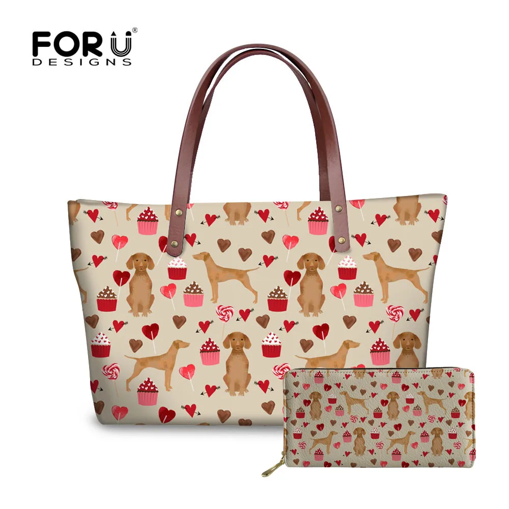 FORUDESIGNS 2019 new Causal Totes Women Shoulder Bags Vizsla Dog Printing Female Top-handle Handbags and Purse Bolsa Feminina
FORUDESIGNS 2019 new Causal Totes Women Shoulder Bags Vizsla Dog Printing Female Top-handle Handbags and Purse Bolsa Feminina