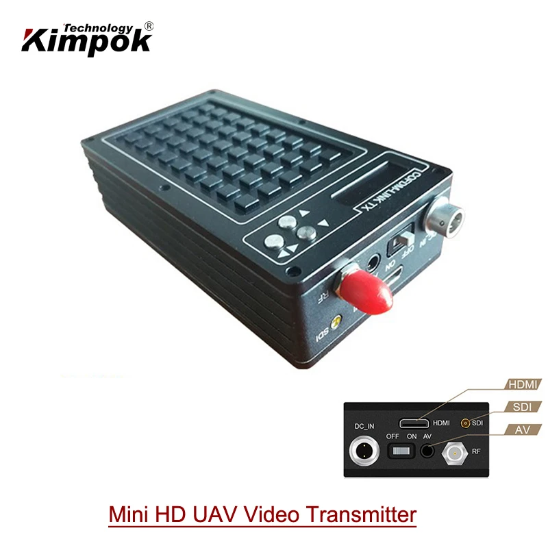 20km LOS UAV COFDM Video Transmitter 1.5W Portable Mini Wireless Digital Sender with HDMI, SDI, BNC 3 Ports
20km LOS UAV COFDM Video Transmitter 1.5W Portable Mini Wireless Digital Sender with HDMI, SDI, BNC 3 Ports