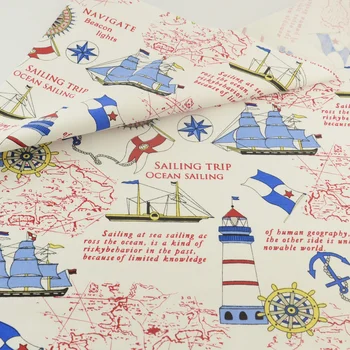 Sea Sailing Cotton Fabric patchwork bedding set quilting,clothing scrapbooking dolls crafts Teramila Fabrics Tecido Tela
Sea Sailing Cotton Fabric patchwork bedding set quilting,clothing scrapbooking dolls crafts Teramila Fabrics Tecido Tela
