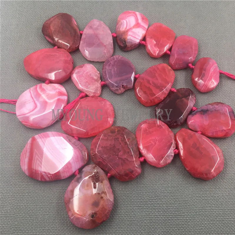 MY1239 Water Drop Faceted Slice Pink Dragon veins Agates large Mix size banded agates Pendant Beads For Jewelry Top Drilled
MY1239 Water Drop Faceted Slice Pink Dragon veins Agates large Mix size banded agates Pendant Beads For Jewelry Top Drilled