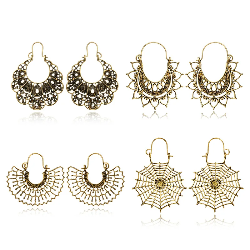 Ubuhle Vintage Ear Jewelry Ethnic Golden Hollow Dangle Drop Earrings Hanging for Women Female Fashion Jewelry Beauty Accessories
Ubuhle Vintage Ear Jewelry Ethnic Golden Hollow Dangle Drop Earrings Hanging for Women Female Fashion Jewelry Beauty Accessories