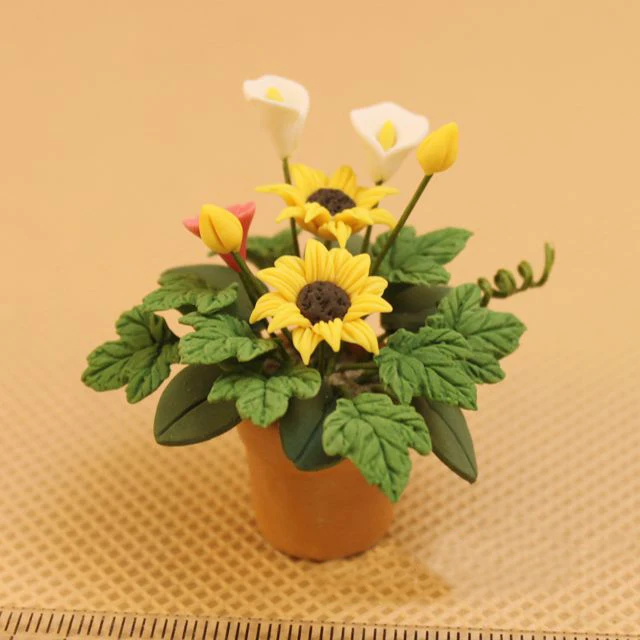 A01-X471 children baby Toy 1:12 Dollhouse mini Miniature rement Doll accessories flower Sunflower pot 1pcs
A01-X471 children baby Toy 1:12 Dollhouse mini Miniature rement Doll accessories flower Sunflower pot 1pcs