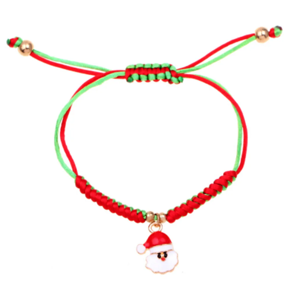 zheFanku Women Unisex Adjustable Bracelet Santa Claus Pendant Braided Lucky Red String Rope Bracelet Handmade Christmas Bracelet
zheFanku Women Unisex Adjustable Bracelet Santa Claus Pendant Braided Lucky Red String Rope Bracelet Handmade Christmas Bracelet