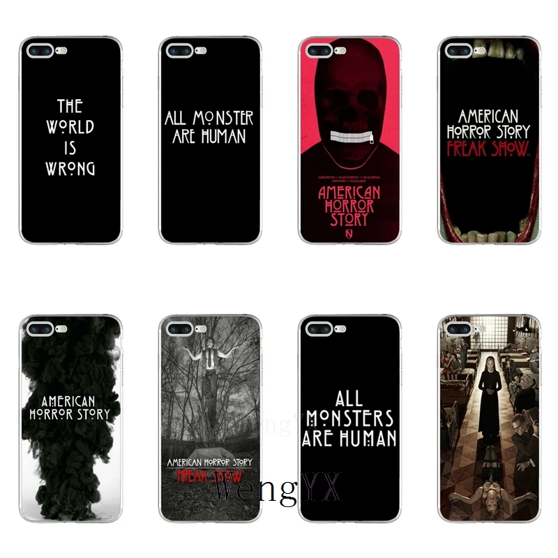 movie American Horror Story Slim silicone Soft phone case For iPhone X 8 8plus 7 7plus 6 6s plus 5 5s 5c SE 4 4s
movie American Horror Story Slim silicone Soft phone case For iPhone X 8 8plus 7 7plus 6 6s plus 5 5s 5c SE 4 4s
