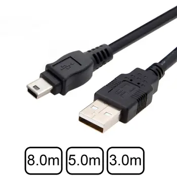 Jimier Mini USB 5Pin to USB 2.0 USB Cable Data Cable USB Male to Male 8m 5m 3m 1.5m 10pcs/lot
Jimier Mini USB 5Pin to USB 2.0 USB Cable Data Cable USB Male to Male 8m 5m 3m 1.5m 10pcs/lot
