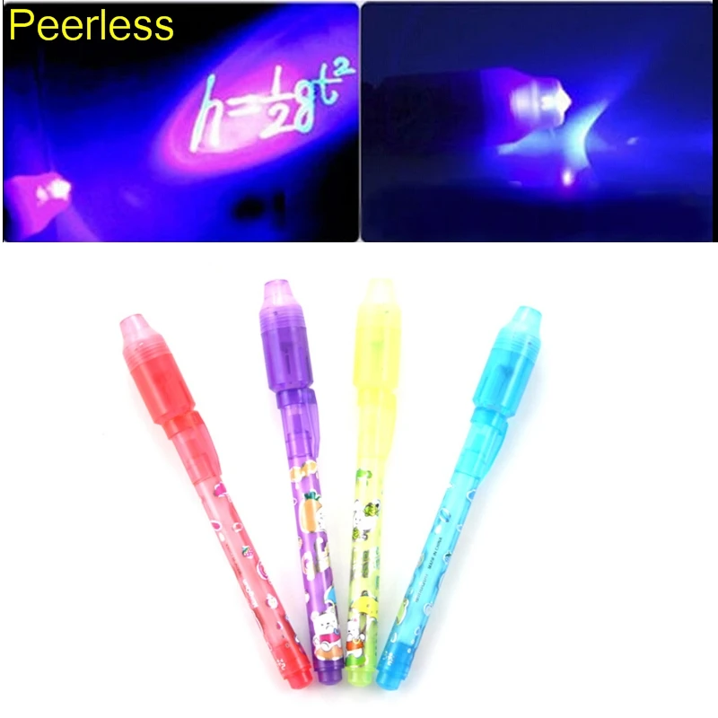 Peerless 1 Pcs Creative Magic 2 In 1 visible under UV Light Pen Highlighter Stationery Invisible Ink Pen random color
Peerless 1 Pcs Creative Magic 2 In 1 visible under UV Light Pen Highlighter Stationery Invisible Ink Pen random color