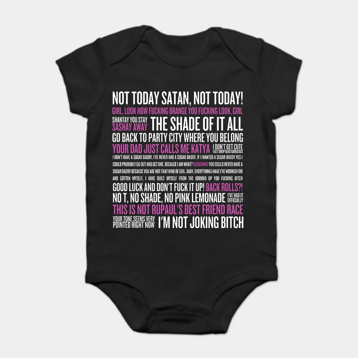 Baby Onesie Baby Bodysuits kid t shirt Fashion Cool Funny Rupaul Customized Printed
Baby Onesie Baby Bodysuits kid t shirt Fashion Cool Funny Rupaul Customized Printed