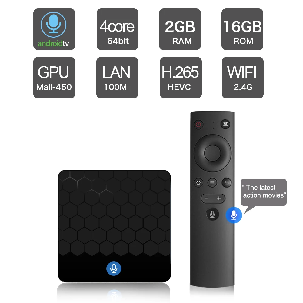 X88 mini TV BOX Android 7.1 TV Box RK3328 Quad Core 4K 2GB16GB WiFi LAN HD Media Player Vioce Control TV BOX PK x96 mini
X88 mini TV BOX Android 7.1 TV Box RK3328 Quad Core 4K 2GB16GB WiFi LAN HD Media Player Vioce Control TV BOX PK x96 mini