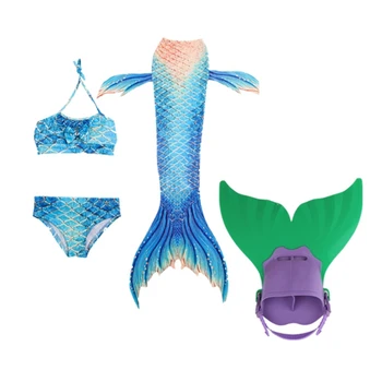 Mermaid Tail Girl Bathing Suit Swimming Mermaid Tail with Monofin Children Ariel Swimmable Costume Cosplay Child Kids
Mermaid Tail Girl Bathing Suit Swimming Mermaid Tail with Monofin Children Ariel Swimmable Costume Cosplay Child Kids