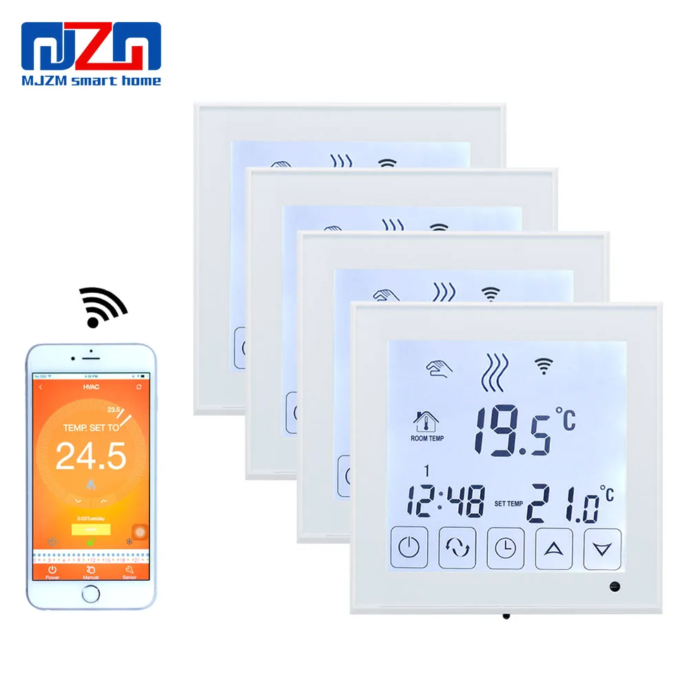 MJZM 4pcs 16A03-1-WiFi Underfloor Heating Thermostat Weekly Programmable LCD Screen Room Temperature Controller Thermoregulator
MJZM 4pcs 16A03-1-WiFi Underfloor Heating Thermostat Weekly Programmable LCD Screen Room Temperature Controller Thermoregulator