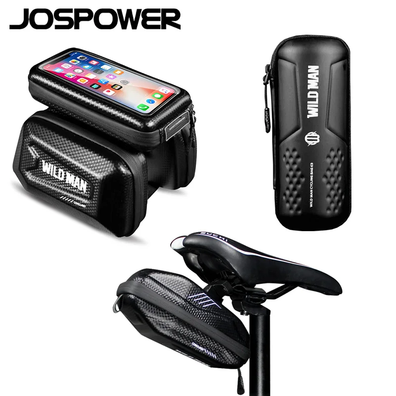 JOSPOWER MTB Road Bike Bag Touch Screen Mobile Phone Bag Waterproof Saddle Seat Repair Tools Bicycle Bag Kettle Bag Equipment
JOSPOWER MTB Road Bike Bag Touch Screen Mobile Phone Bag Waterproof Saddle Seat Repair Tools Bicycle Bag Kettle Bag Equipment