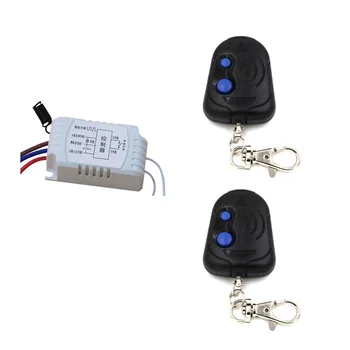 AC220V 1CH RF Wireless Remote Control Switch Simple Operation with Manual Button 1* Receiver+2*Transmitter Smart Home 315/433mhz
AC220V 1CH RF Wireless Remote Control Switch Simple Operation with Manual Button 1* Receiver+2*Transmitter Smart Home 315/433mhz