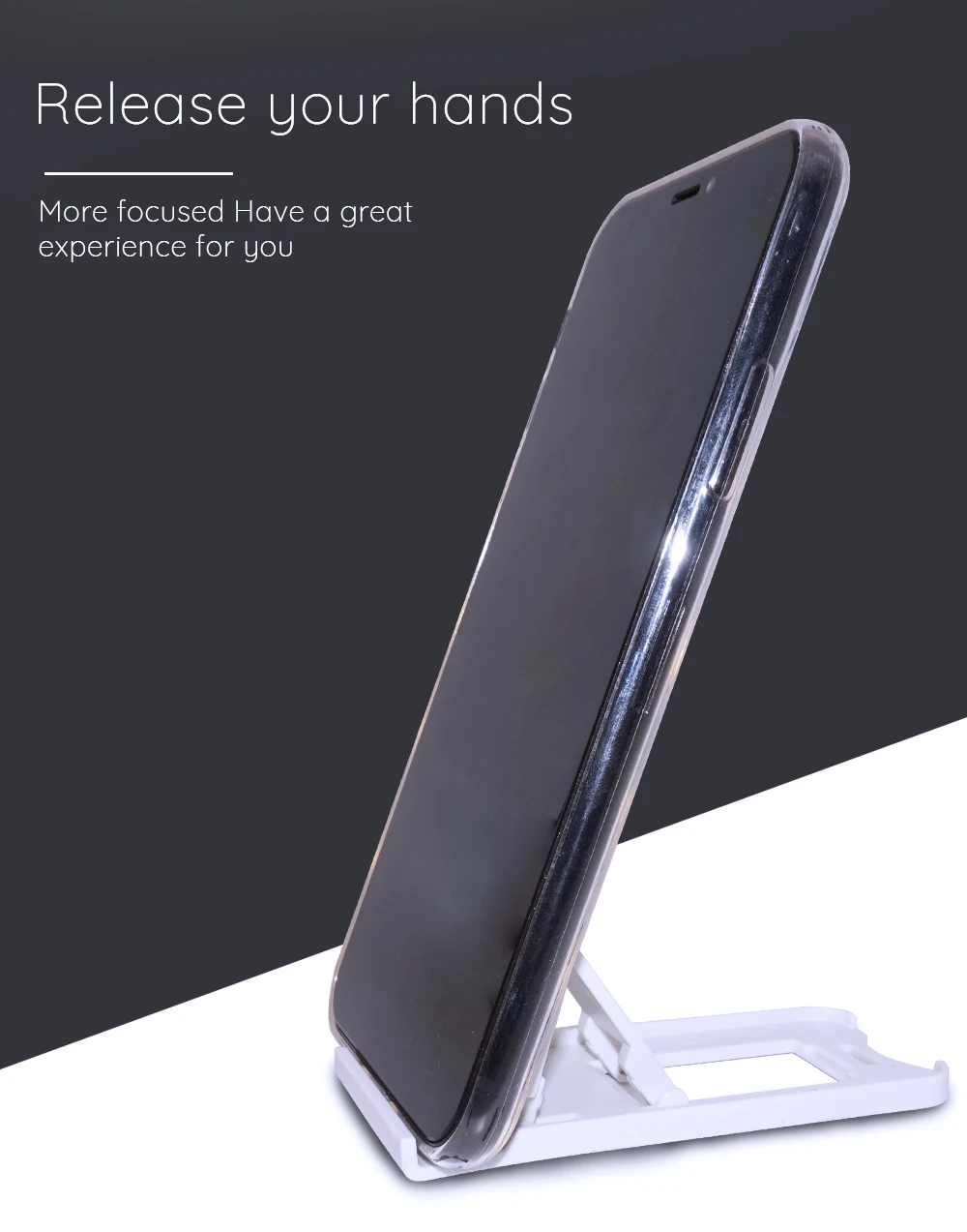 NYFundas Mini Foldable Phone Holder Folding For iphone 8 8Plus 7 6 6 S Plus X 5S Samsung Gaxary S9Plus S8 S 9 Desktop Accessory (3)