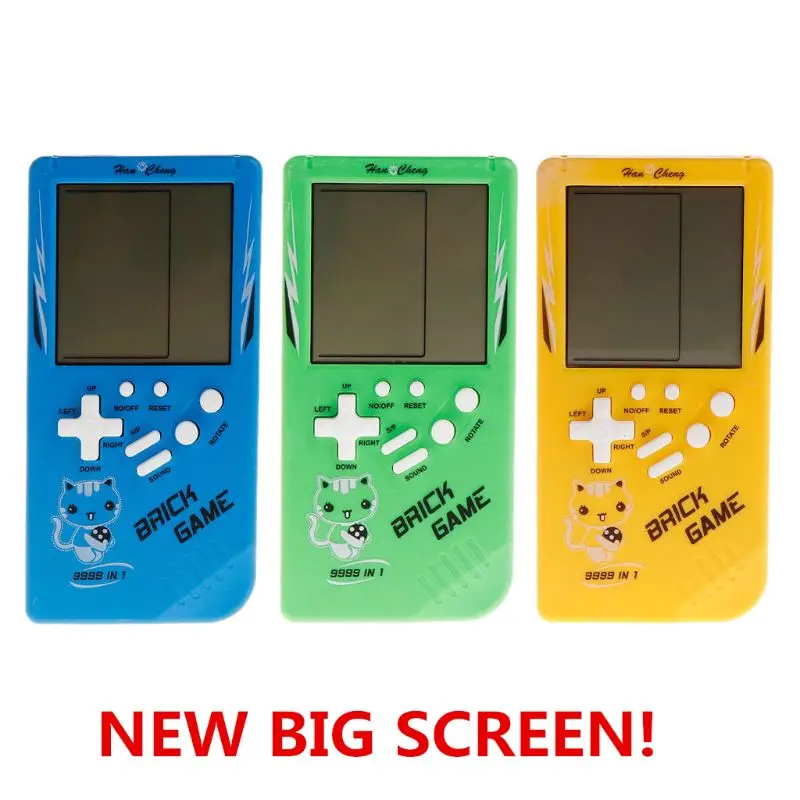 Big Screen Classic Handheld Game Machine Tetris Brick Game Kids Game Machine 26 Games
Big Screen Classic Handheld Game Machine Tetris Brick Game Kids Game Machine 26 Games