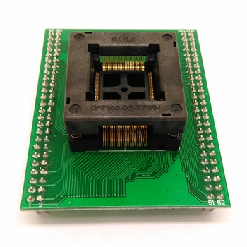 TQFP100 FQFP100 QFP100 to DIP100 Programming Socket OTQ-100-0.5-09 Pitch 0.5mm IC Body Size 14x14mm Test Adapter
TQFP100 FQFP100 QFP100 to DIP100 Programming Socket OTQ-100-0.5-09 Pitch 0.5mm IC Body Size 14x14mm Test Adapter