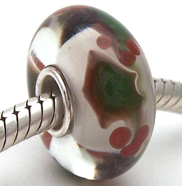 PJG882 100% S925 Sterling Silver Beads Murano Glass beads Fit European Charms Bracelet charms diy jewelry Lampwork GlassBeads
PJG882 100% S925 Sterling Silver Beads Murano Glass beads Fit European Charms Bracelet charms diy jewelry Lampwork GlassBeads
